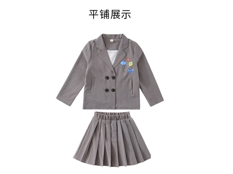 pa541 ชุดสูท เสื้อ+กระโปรง 110-160 จำนวน3 ตัวต่อแพ็ค (เลือกไซส์ได้ให้ครบแพ็ค)