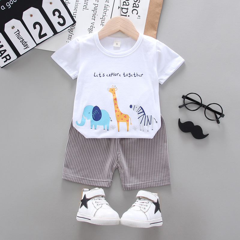 ha1055 เสื้อ+กางเกง size 80-110 จำนวน 4 ตัวต่อแพ็ค