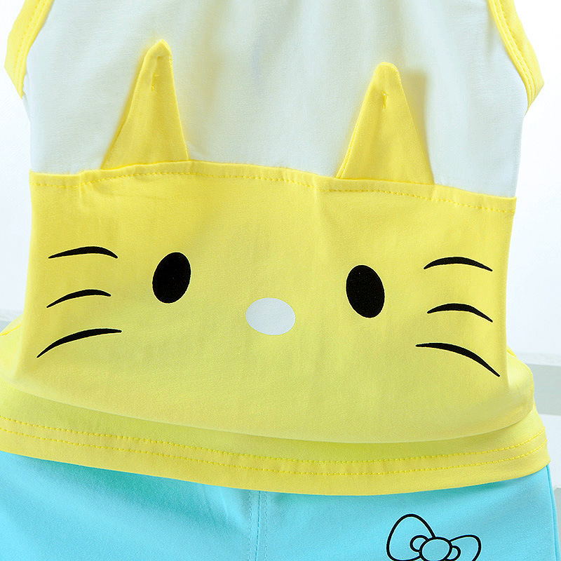 ha293 เสื้อกล้าม+กางเกง size 80-110 4 ตัวต่อแพ็ค