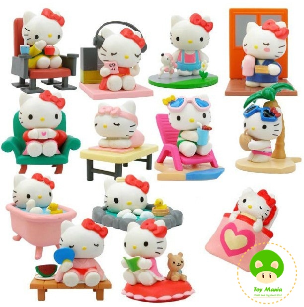 โมเดลคิตตี้ ชุด Hello Kitty Relax