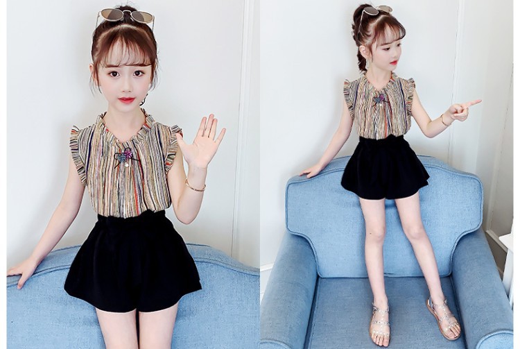 dr4741 เสื้อ+กางเกง เด็กโต 3 ตัวต่อแพ็ค 110-160 (เลือกไซส์ได้ให้ครบแพ็ค)
