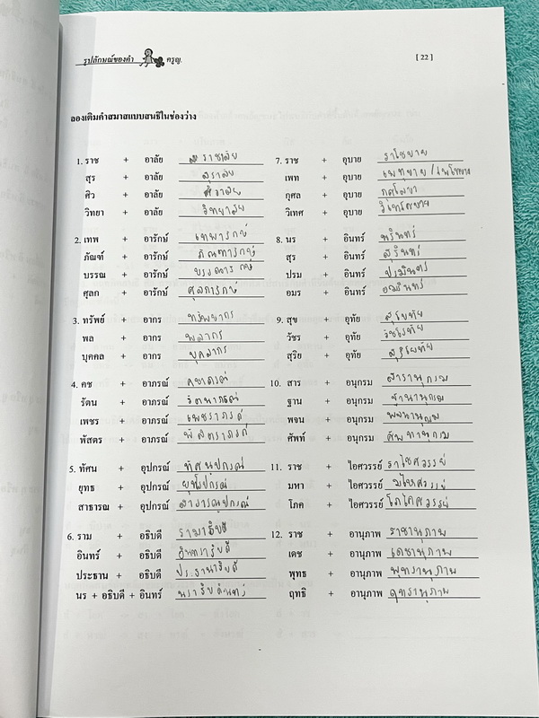 ►ครูหญิง◄ ปรับพื้นฐานภาษาไทย เล่ม 1+2 สรุปหลักภาษา และหลักการใช้ไวยากรณ์ในวิชาภาษาไทย มีหลักการสังเกต และหลักการทำโจทย์เยอะมาก เหมาะสำหรับนักเรียนชั้น ม.ต้น และนักเรียนที่กำลังเตรียมสอบเข้า ม.4 ในหนังสือจดครบเกือบทั้งเล่ม จดละเอียด หนังสือเล่มใหญ่