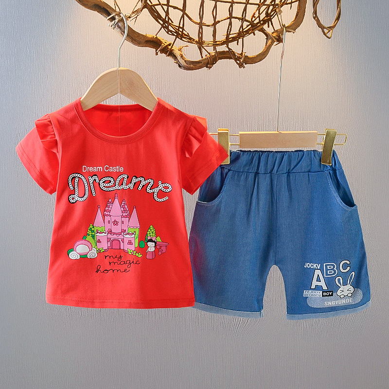 ha1365 เสื้อ+กางเกง size 80-110 จำนวน 4 ตัวต่อแพ็ค