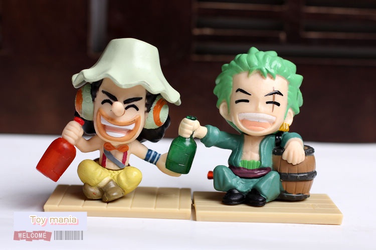 โมเดลวันพีช 9 ตัว ชุดเลี้ยงฉลอง