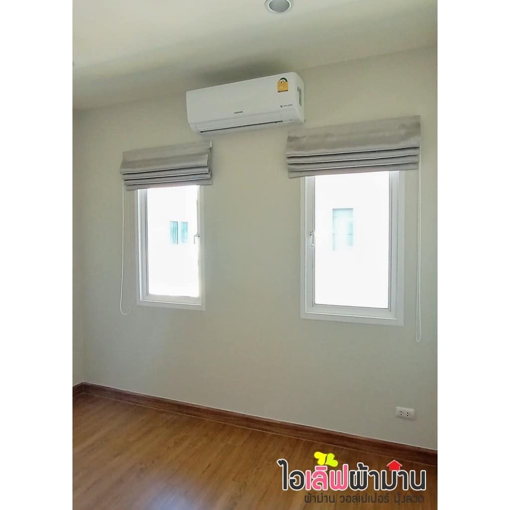 [H452} The Centro รังสิต ม่านจีบ ม่านพับ มู่ลี่อลูมิเนียม ผ้าโปร่ง