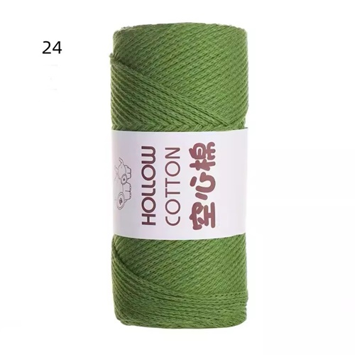 ไหมลินิน สี 24 เขียวตอง