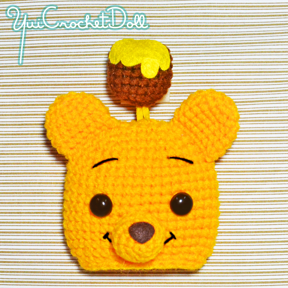 แพทเทิร์นที่ครอบพวงกุญแจ Crochet Key cover Pattern