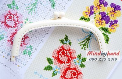 ปากกระเป๋าปิ๊กแป๊กพลาสติก ขนาด 6 นิ้วกว่าๆ