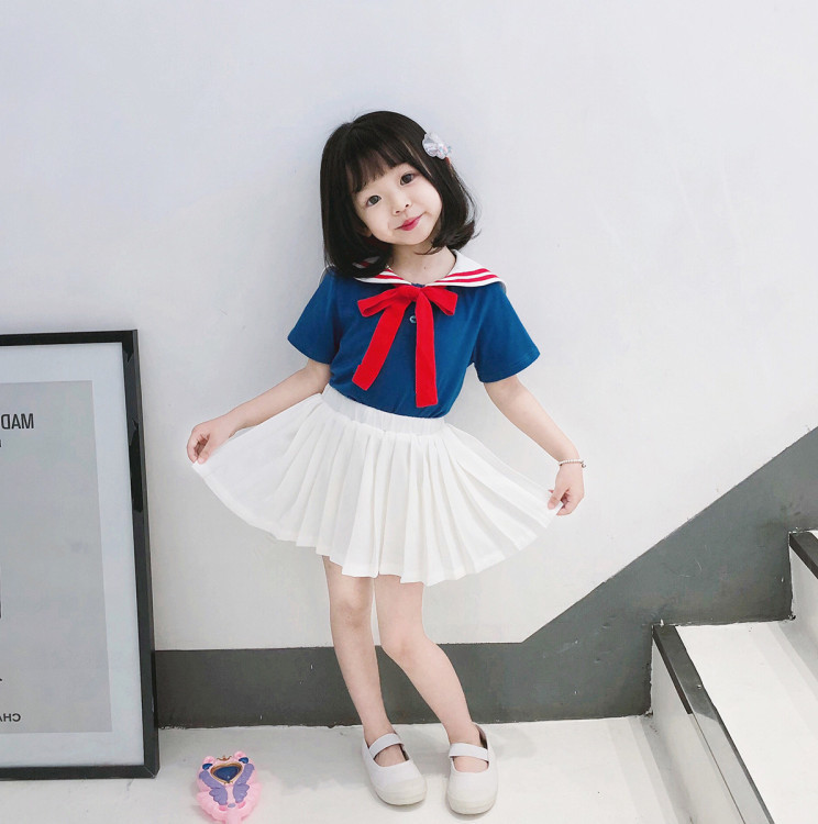 yw619 เสื้อ+กระโปรง size 7-15 5 ชุดต่อแพ็ค