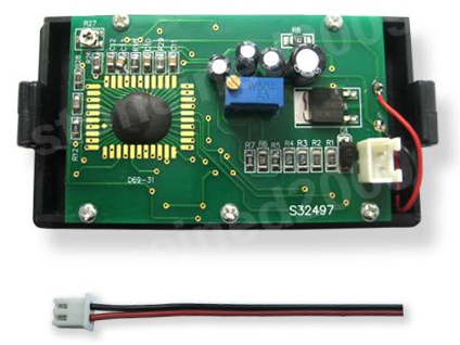 เกจวัดโวลท์ digital DC voltmeter 7-30V