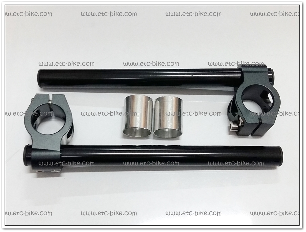 แฮนด์จับโช๊คมิเนียม งาน CNC ขนาด 31mm. สีดำ