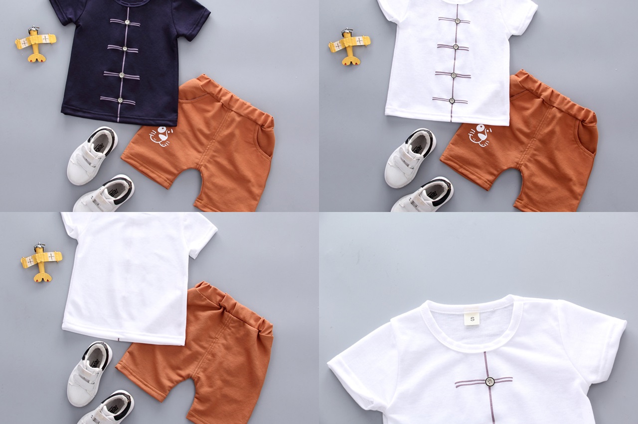 ha370 เสื้อ+กางเกง size 80-110 4ตัวต่อแพ็ค