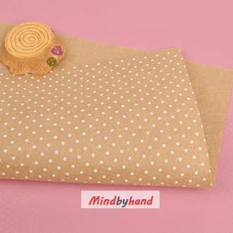 ผ้าสักหลาด ลายจุด (จุดเล็ก)