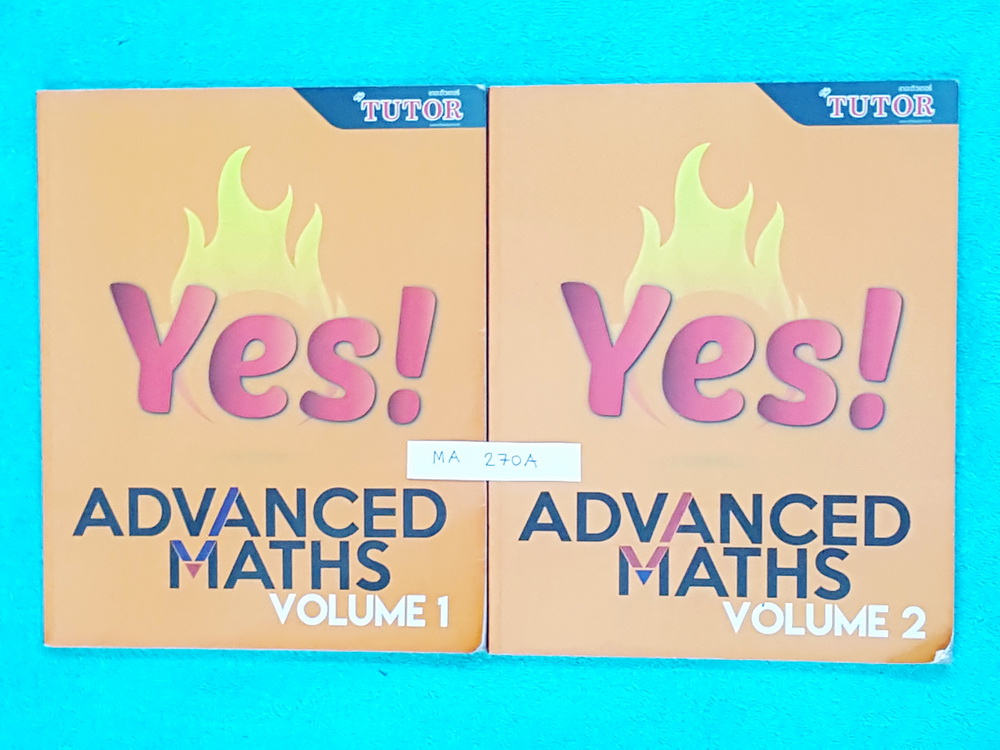 ►พี่ตุ้ยเดอะติวเตอร์◄ MA 270A หนังสือกวดวิชา Advanced Maths เล่ม 1+2 รวมโจทย์คณิตศาสตร์ระดับยากครบทุกบท เหมาะสำหรับเด็กที่มีพื้นฐานดี จดครบเกือบทั้ง 2 เล่ม จดละเอียดมาก มีเน้นจุดที่ต้องระวังต้องใส่ใจหลายจุด
