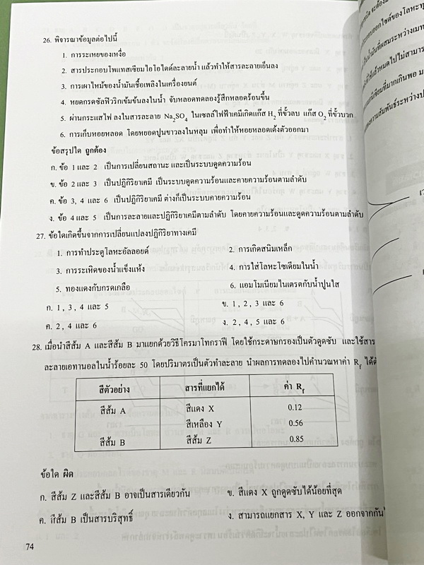 ►หนังสือเคมี ม.ต้น◄ หนังสือกวดวิชา อ.อุ๊ ตะลุยโจทย์เคมี ม.ต้น สรุปเนื้อหากระชับ เข้มข้น พร้อมทั้งเน้นหลักการทำโจทย์ที่สำคัญ เนื้อหาลึกถึงการสอบแข่งขันเข้า ม.4 โรงเรียนดัง หนังสือใหม่เอี่ยม ไม่มีรอยขีดเขียน