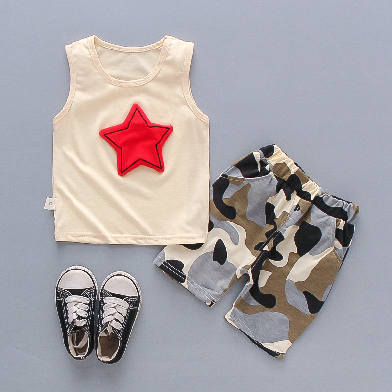 ha1604 เสื้อกล้าม+กางเกง size 80-110 จำนวน 4 ตัวต่อแพ็ค
