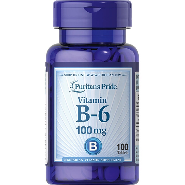 พร้อมส่ง วิตามินบี 6 Puritan's Pride Vitamin B-6 (Pyridoxine Hydrochloride)100 mg