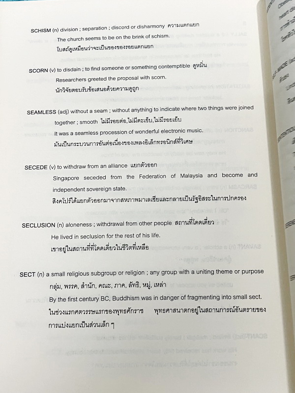 ►ครูพี่แนน Enconcept◄ Sub-Hi-So รวมศัพท์ไฮโซที่พบบ่อยในโทเฟิล เรียงตามลำดับตัวอักษร มีคำศัพท์ หน้าที่ของคำ ตัวอย่างประโยค พร้อมคำแปล หนังสือมีเขียนเล็กน้อย หนังสือเล่มหนาใหญ่