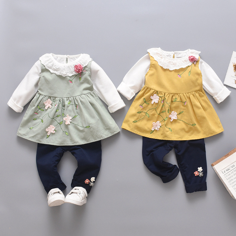 ha1776 เดรส+กางเกง size 80-110 จำนวน 4 ตัวต่อแพ็ค