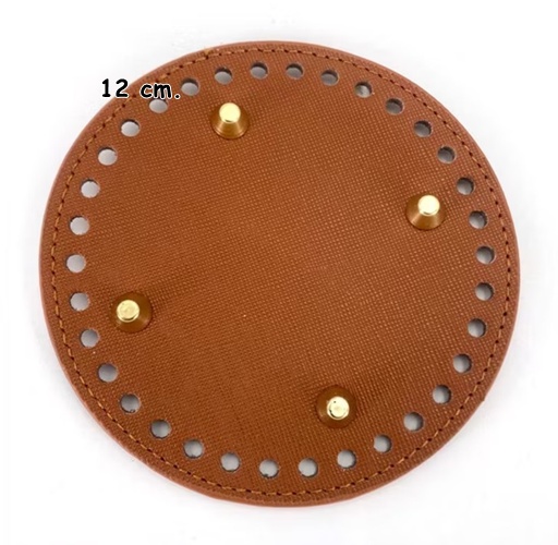 แผ่นหนังรองก้นกระเป๋าสำเร็จรูป ขนาด 12 cm.