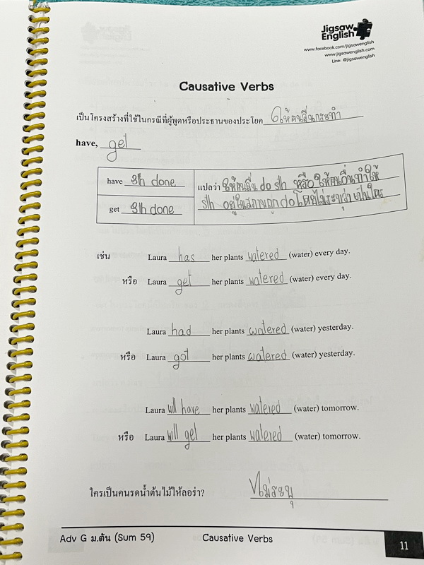 ►Jigsaw◄ หนังสือกวดวิชาครูจิ๊กซอว์ Advanced Grammar + Advanced Vocab ม.ต้น เจาะลึกหลักไวยากรณ์แกรมม่า และ Vocab ม.ต้น ทั้งหมด เนื้อหาครอบคลุมตั้งแต่ระดับชั้น ม.1-2-3 เนื้อหายากลึกถึงสอบเข้า ม.4 โรงเรียนดัง จดครบเกือบทั้งเล่ม จดละเอียด มีจดเทคนิคลัดการดูหล