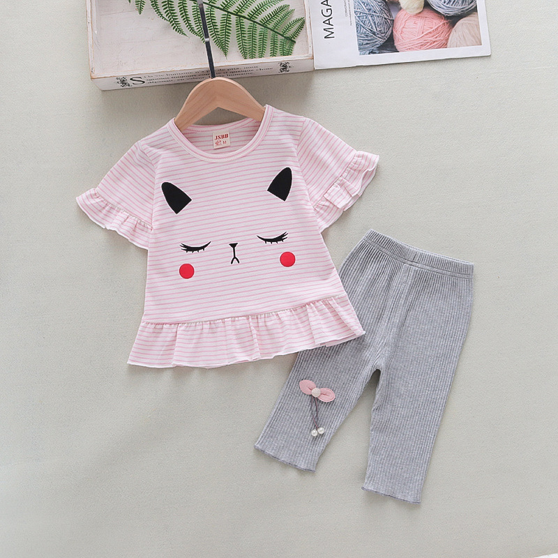 ha1274 เสื้อ+กางเกง size 80-110 จำนวน 4 ตัวต่อแพ็ค