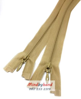 ซิปซ่อนถอดได้ 16 นิ้ว (ราคาต่อเส้น)