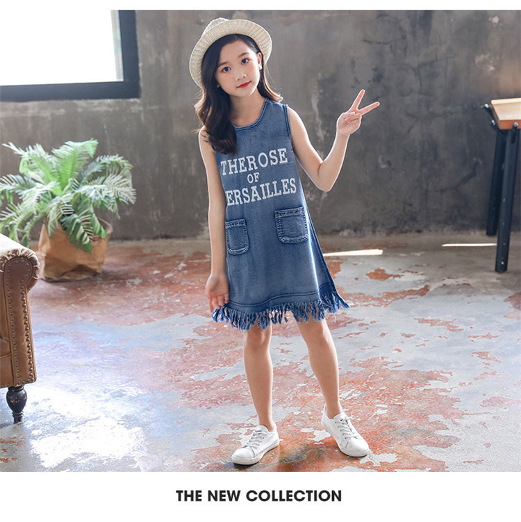 dr4918 เดรส เด็กโต 3 ตัวต่อแพ็ค 120-160 (เลือกไซส์ได้ให้ครบแพ็ค)