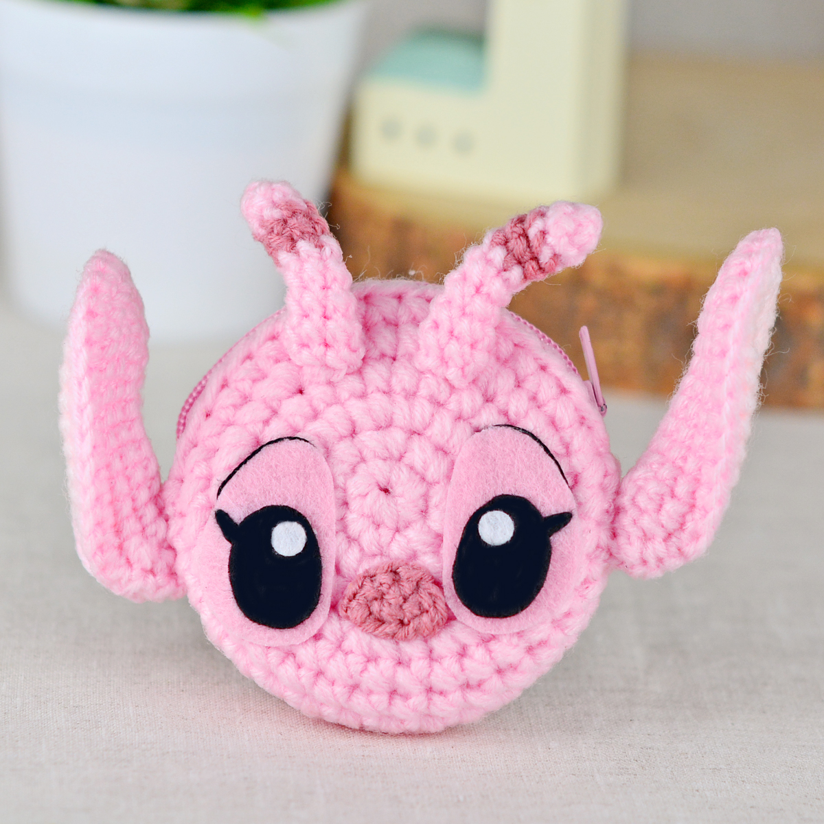 แพทเทิร์นกระเป๋าใส่เหรียญ ทรงกลม