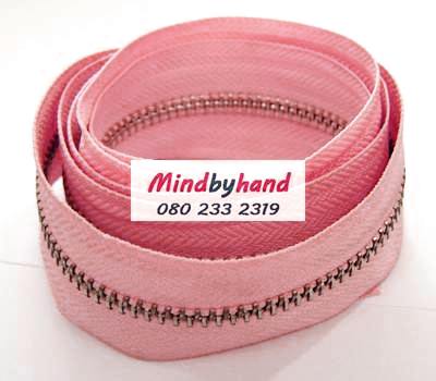 ซิปฟันเหล็ก No.5 ฟันสีเงิน