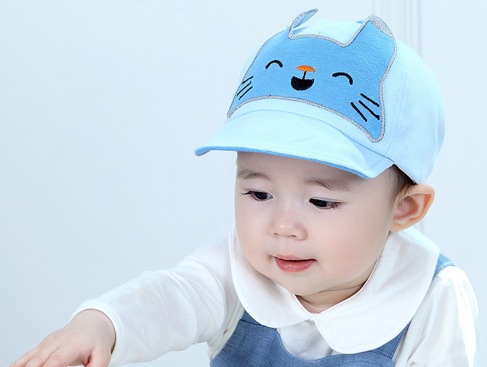 yu1019 หมวกเด็ก 5 ใบต่อแพ็ค คละสี