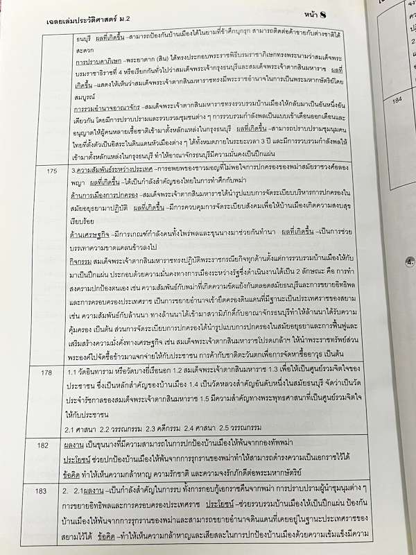 ►อ.ชัย สังคม◄ เก่งสังคม ม.2 ประวัติศาสตร์ อ.ชัย สรุปเนื้อหากระชับละเอียด อ่านเข้าใจง่าย มี Test โจทย์ข้อสอบประจำบท จดครบเกือบทั้งเล่ม จดละเอียด ด้านหลังมีเฉลยและเฉลยละเอียดของอาจารย์พิมพ์ไว้เรียบร้อย