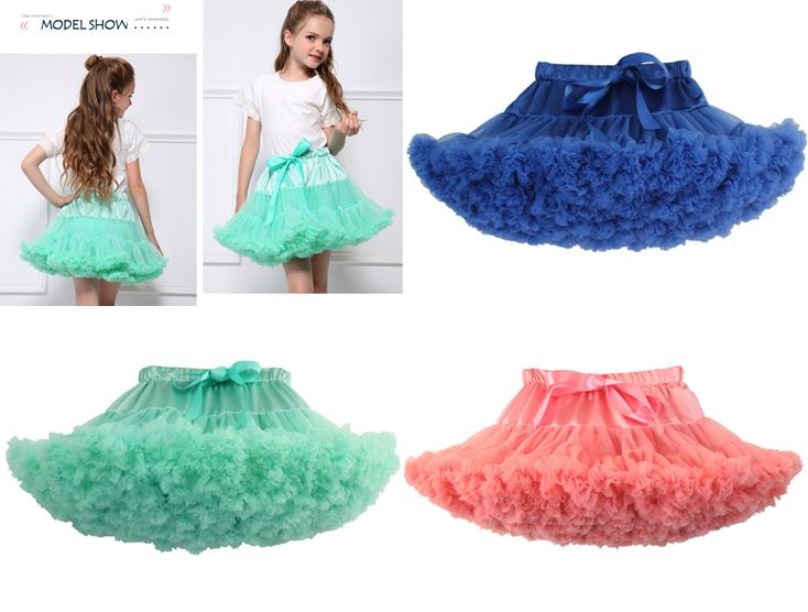 YL40 กระโปรง tutu size XL จำนวน 4 ตัวต่อแพ็ค (คละสีได้)