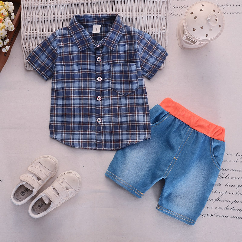 ha671 เสื้อเชิร์ต+กางเกง size 80-110 4ตัวต่อแพ็ค