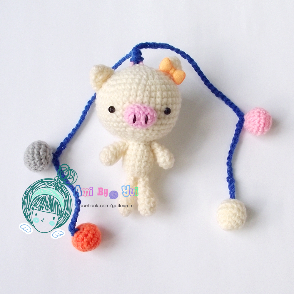 พวงห้อยกระเป๋าหมูพิงค์กี้