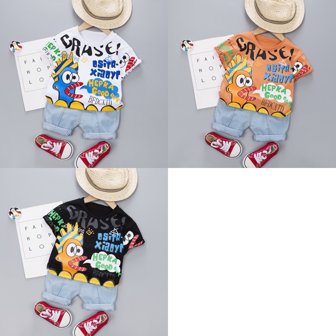 ha1329 เสื้อ+กางเกง size 80-120 จำนวน 5 ตัวต่อแพ็ค