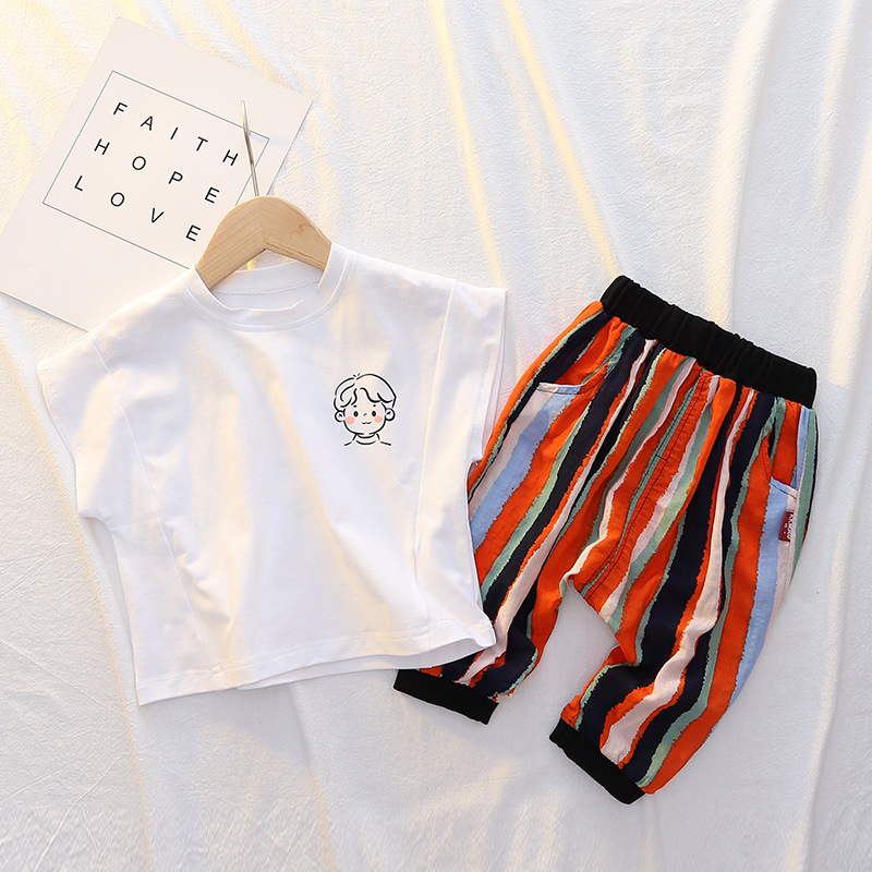 ha1435 เสื้อ+กางเกง size 80-120 จำนวน 5 ตัวต่อแพ็ค