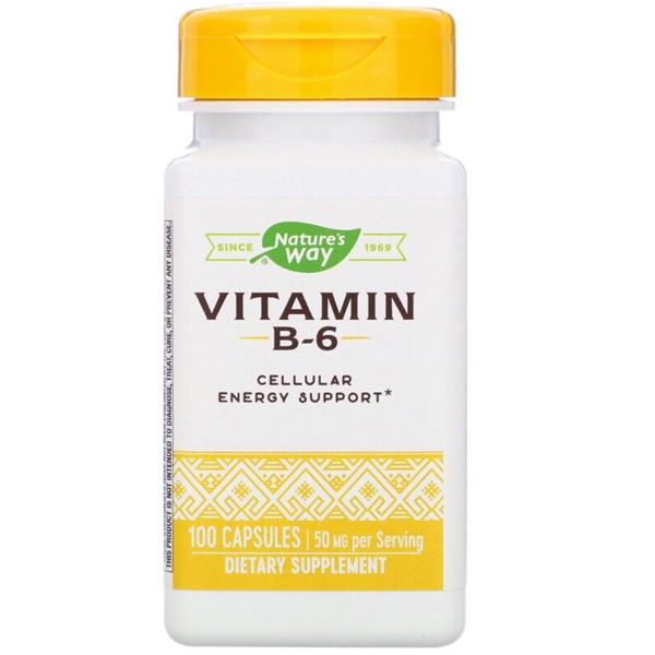 พร้อมส่ง วิตามินบี6 Nature's Way Vitamin B-6 100 Capsules