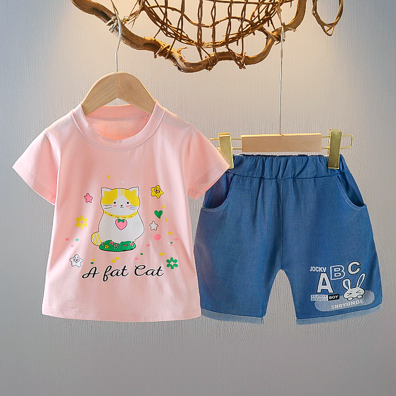 ha1371 เสื้อ+กางเกง size 80-110 จำนวน 4 ตัวต่อแพ็ค