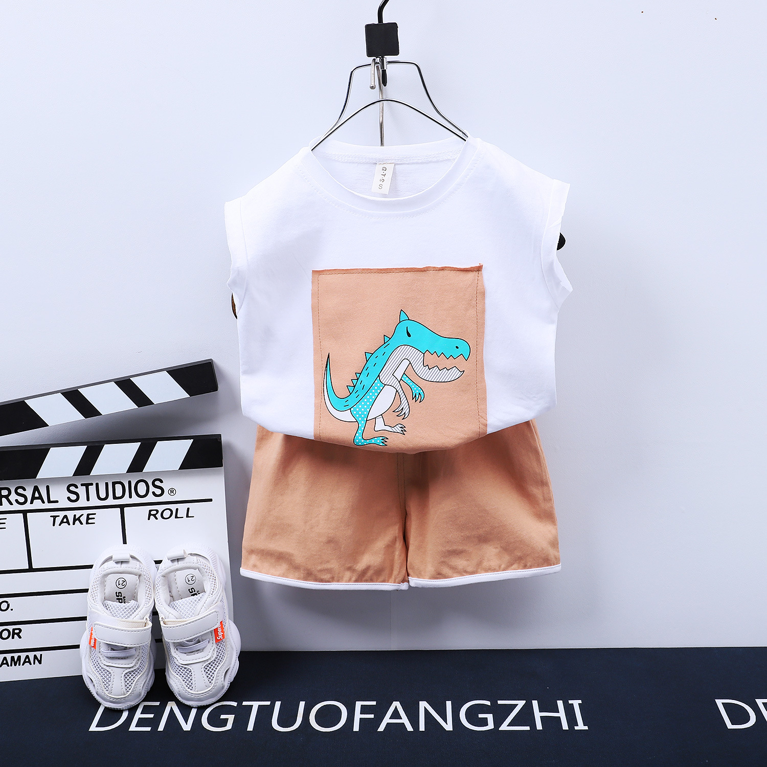 ha1580 เสื้อ+กางเกง size 80-110 จำนวน 4 ตัวต่อแพ็ค