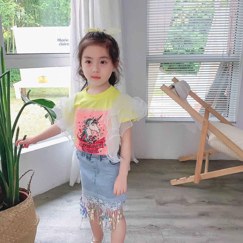 yw973 เสื้อ+กระโปรง size 7-15 5 ชุดต่อแพ็ค