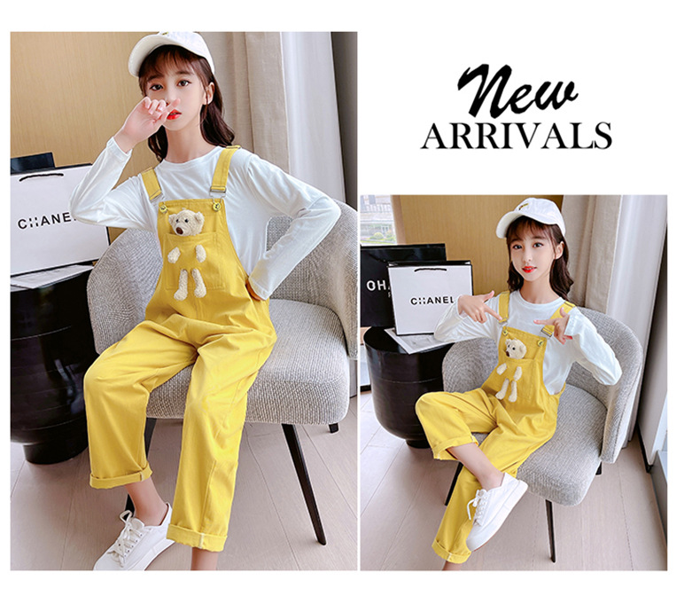 dr5569 กางเกงเอี๊ยมยีนส์ ไม่รวมเสื้อ เด็กโต 3 ตัวต่อแพ็ค 110-160 (เลือกไซส์ได้ให้ครบแพ็ค)
