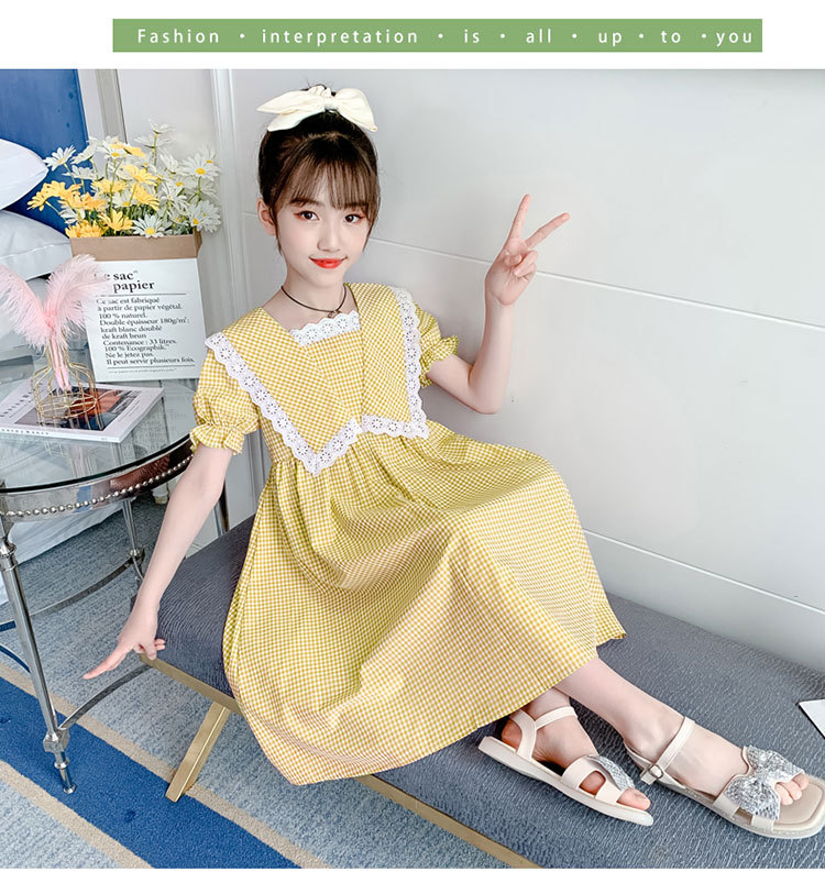 dr4824 เดรส เด็กโต 3 ตัวต่อแพ็ค 110-160 (เลือกไซส์ได้ให้ครบแพ็ค)