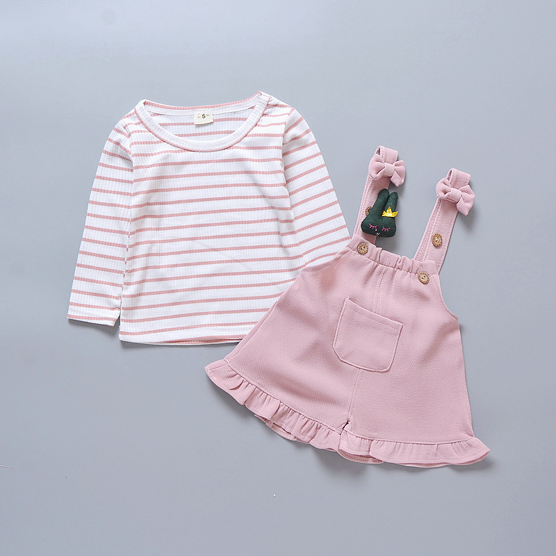 ha522 เสื้อแขนยาว+เอี๊ยม size 80-110 4ตัวต่อแพ็ค
