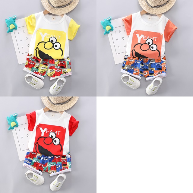 ha1424 เสื้อ+กางเกง size 80-110 จำนวน 4 ตัวต่อแพ็ค