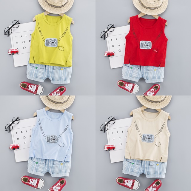 ha1427 เสื้อ+กางเกง size 80-110 จำนวน 4 ตัวต่อแพ็ค