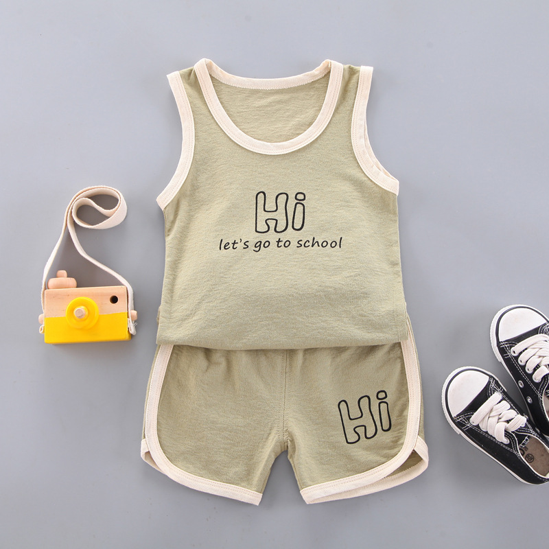 ha1701 เสื้อกล้าม+กางเกง size 80-110 จำนวน 4 ตัวต่อแพ็ค