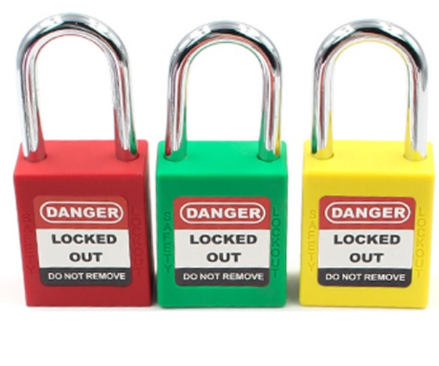 กุญแจนิรภัย ก้านอลูมิเนียม 38 มม. 38MM Safety Padlock Aluminium shackle รุ่น P38A