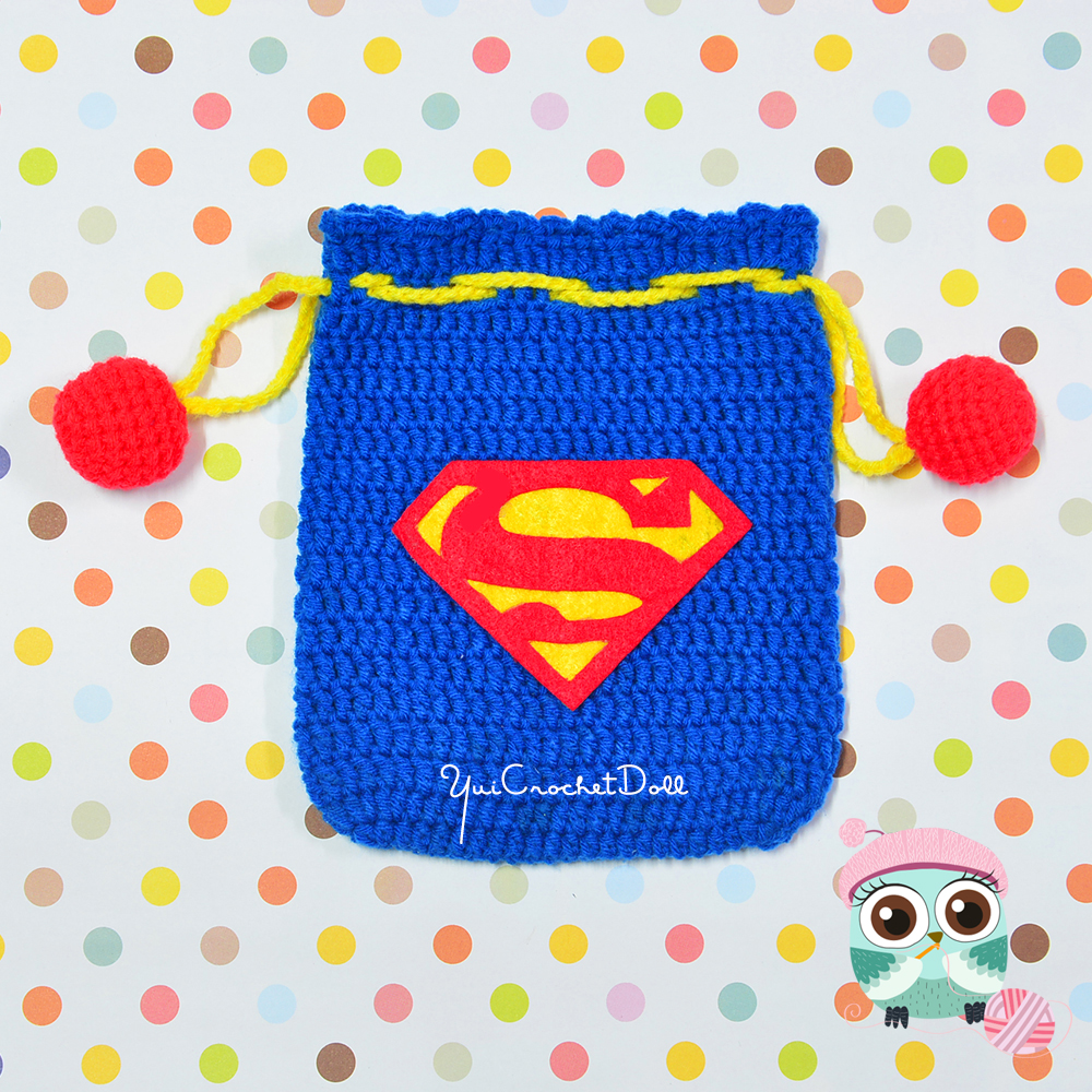 แพทเทิร์นกระเป๋าหูรูดไหมพรม ชุด 2 Drawsting crochet bag pattern Set 2