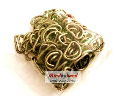 ห่วงรูปตัว D สีรมควัน ขนาด 2.7 ซม.